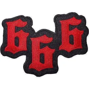 666 Devil Satan Embroidered Iron On Patch Sew On Patch Jeans Coat Bag Fancy Dress Badge