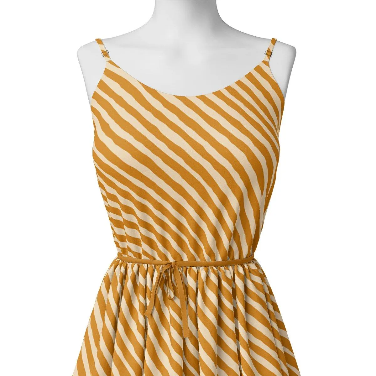 Barcode Stripe Waving Patterns Digital Printed Fabric