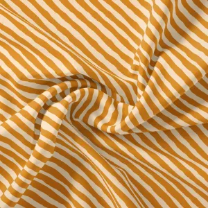 Barcode Stripe Waving Patterns Digital Printed Fabric
