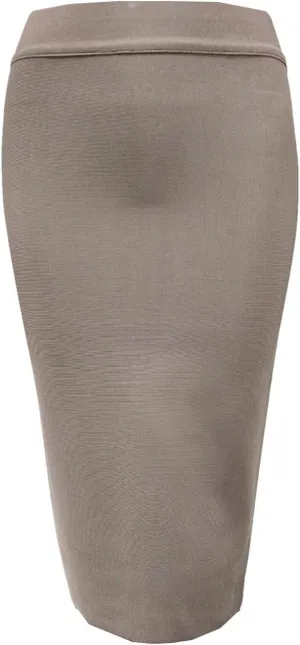Bollrllr Ladies Wrap Hip Skirt Knee High Waist Hip Lifting Pencil Skirt Party Business Formal Dress