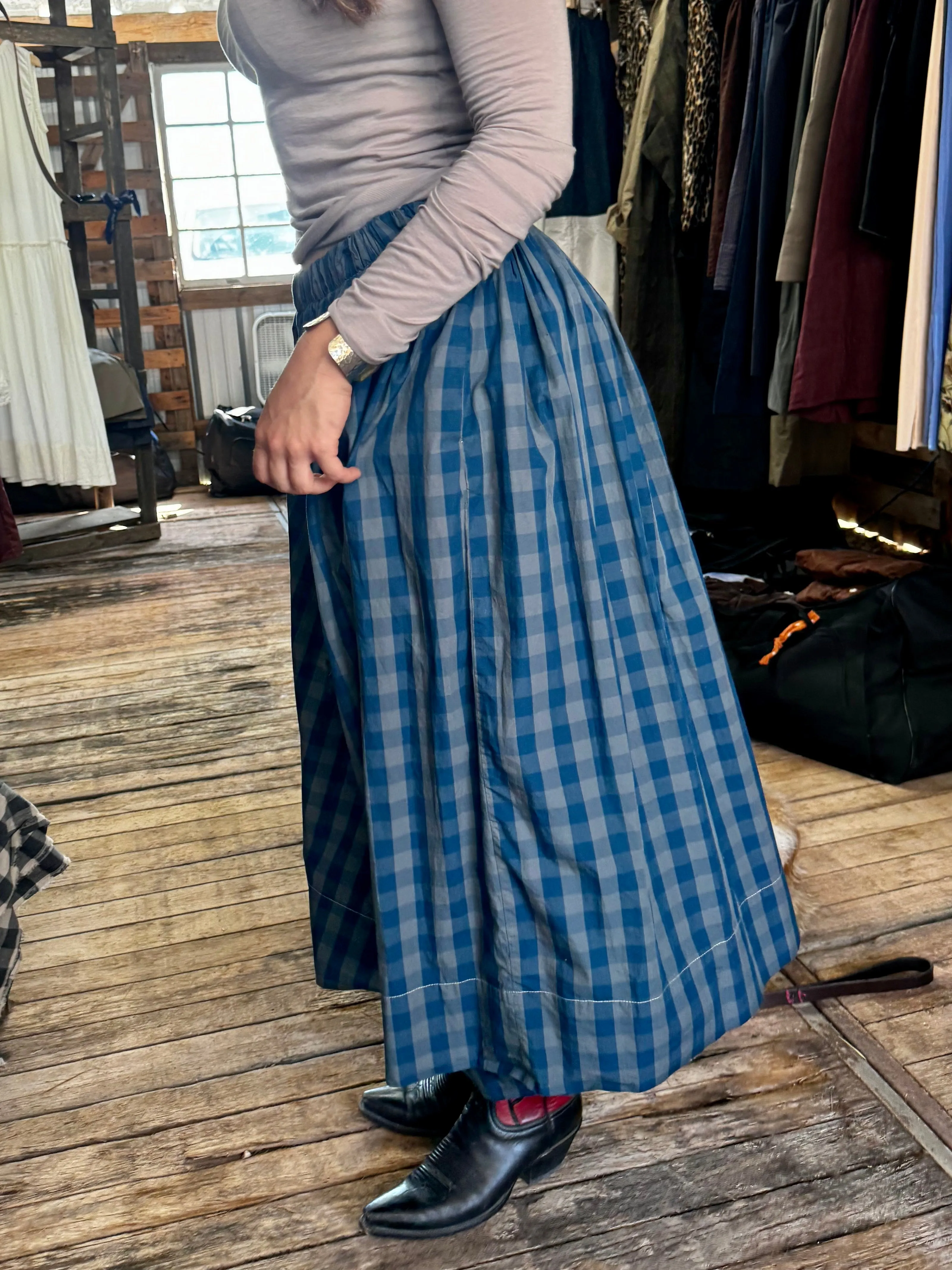 CHECK SKIRT