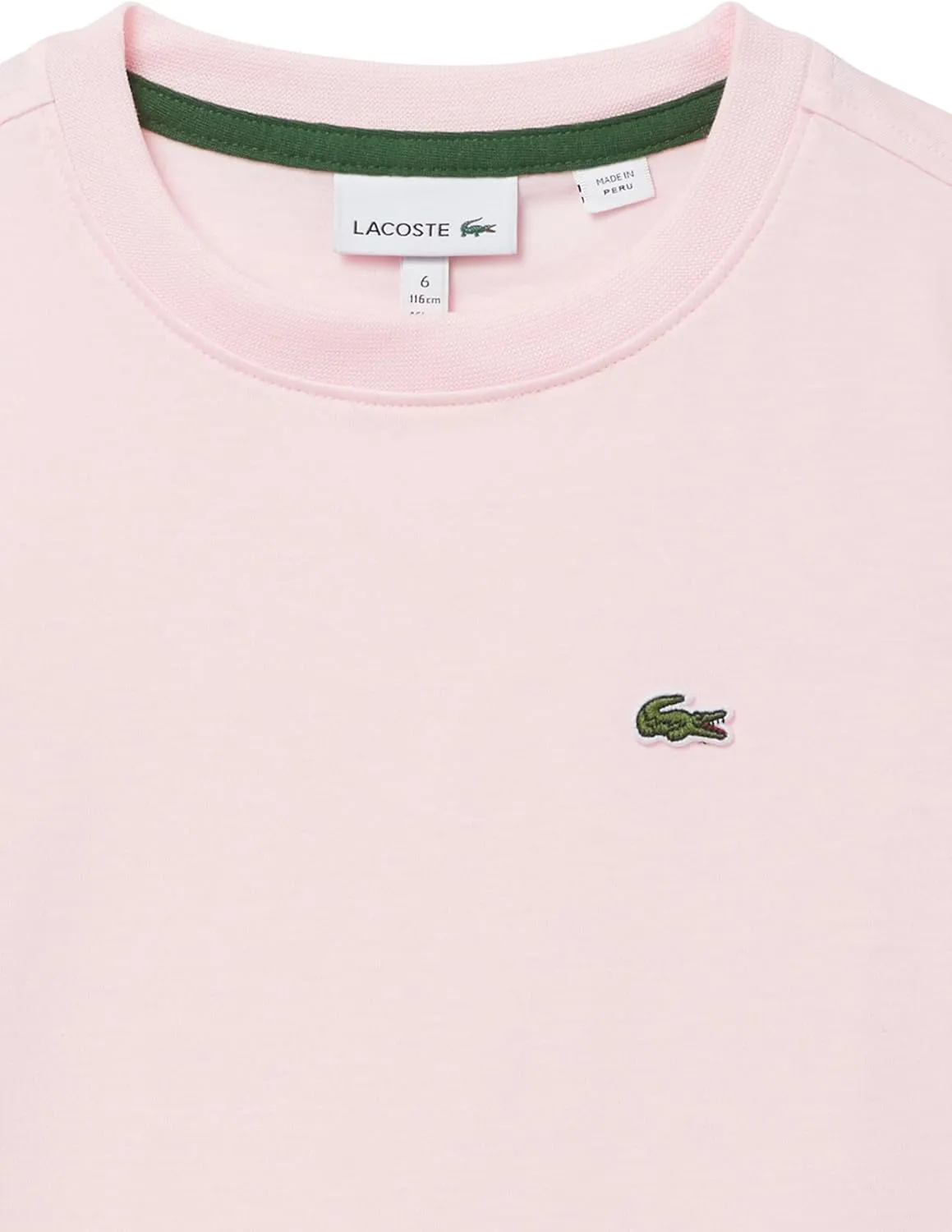 Lacoste Boys' Long Sleeved Cotton Jersey T-Shirt