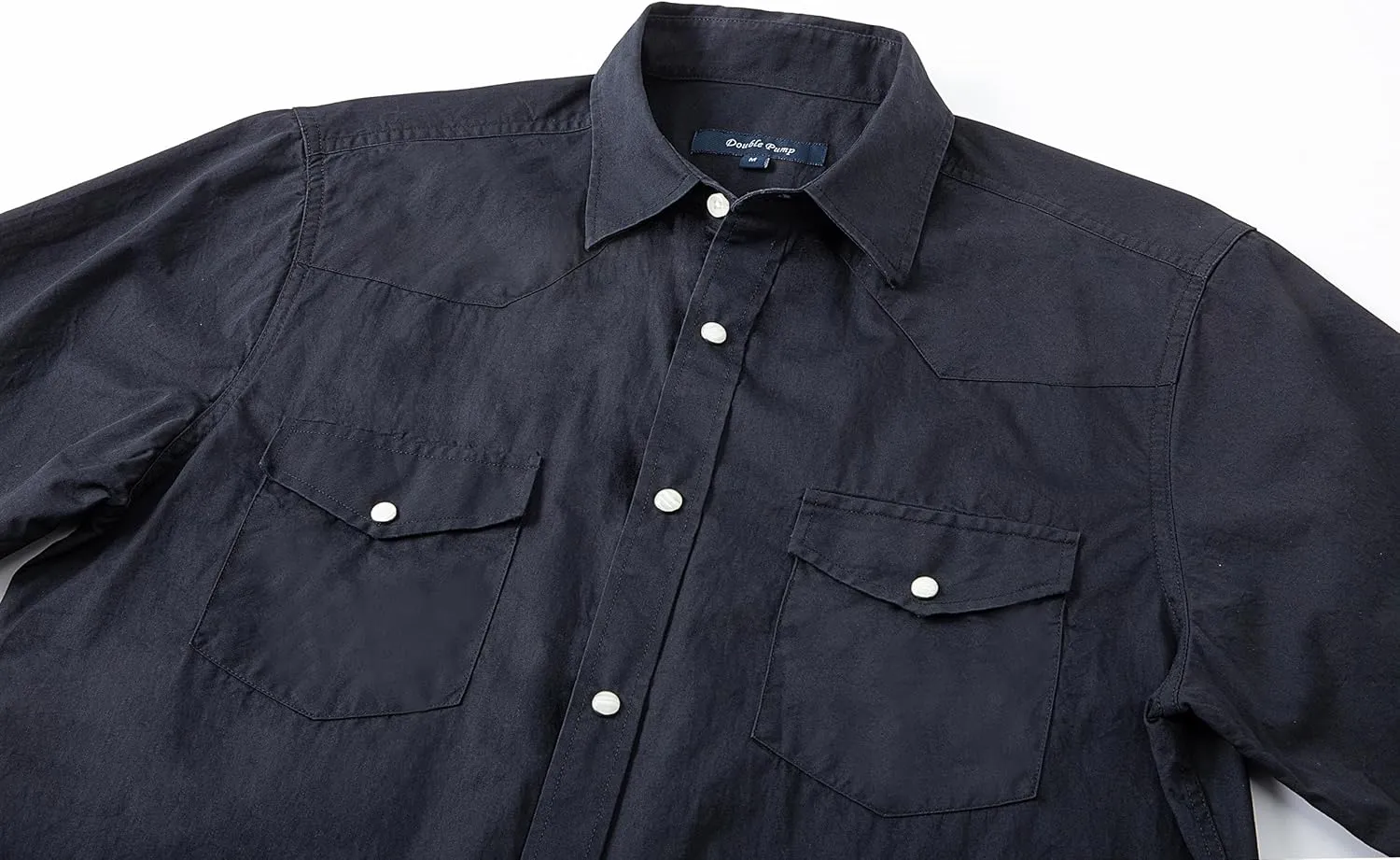 Mens Short Sleeve Western Shirts with Pearl Snap Button Up Casual Regular Fit Plaid Shirts