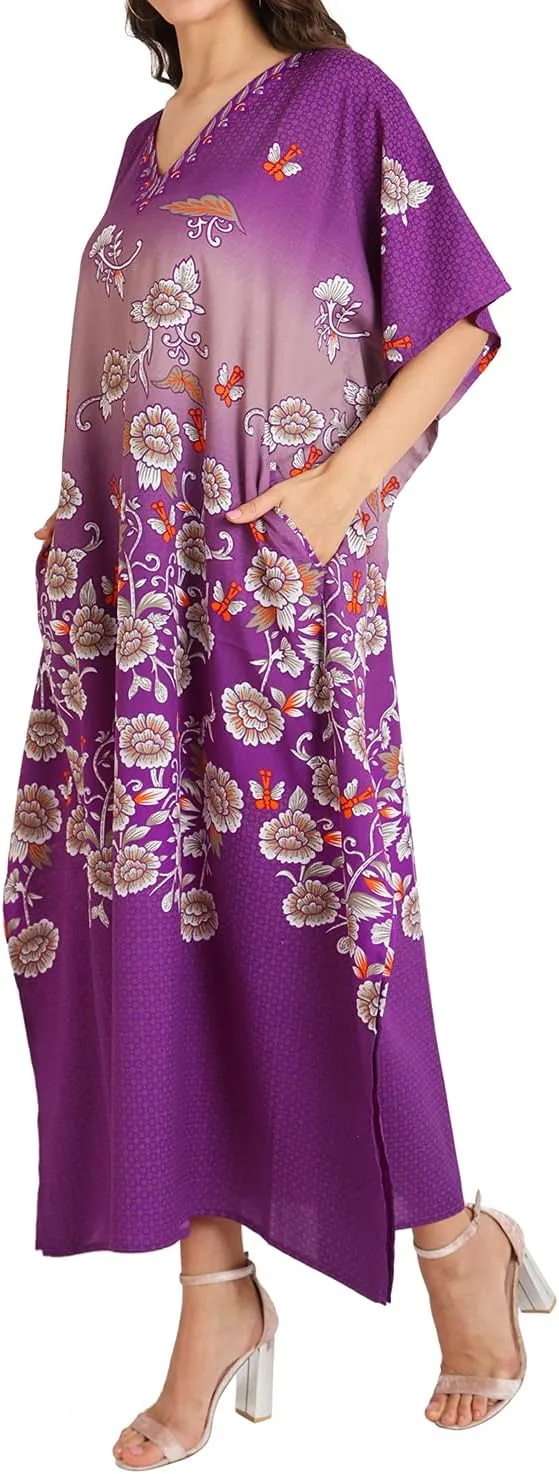 Miss Lavish London Elegant Kaftan Dresses for Women -Plus Size African Dubai & Moroccan Kaftans