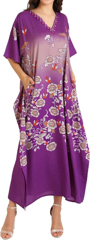 Miss Lavish London Elegant Kaftan Dresses for Women -Plus Size African Dubai & Moroccan Kaftans