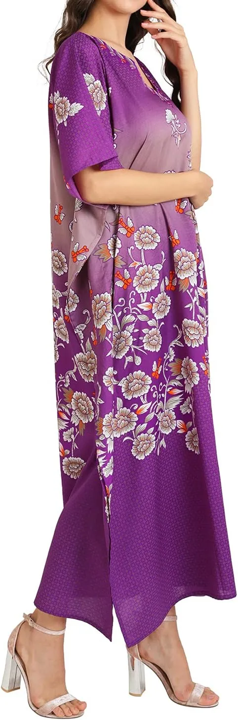 Miss Lavish London Elegant Kaftan Dresses for Women -Plus Size African Dubai & Moroccan Kaftans