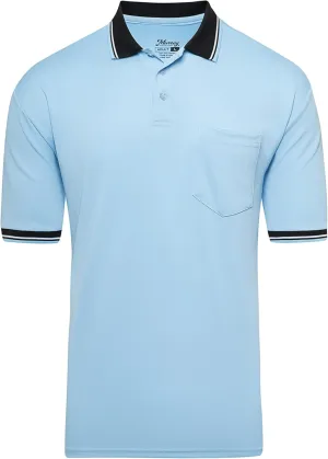 Murray Sporting Goods Short Sleeve Polo Baseball and Softball Umpire Shirt - Sized for Chest Protector
