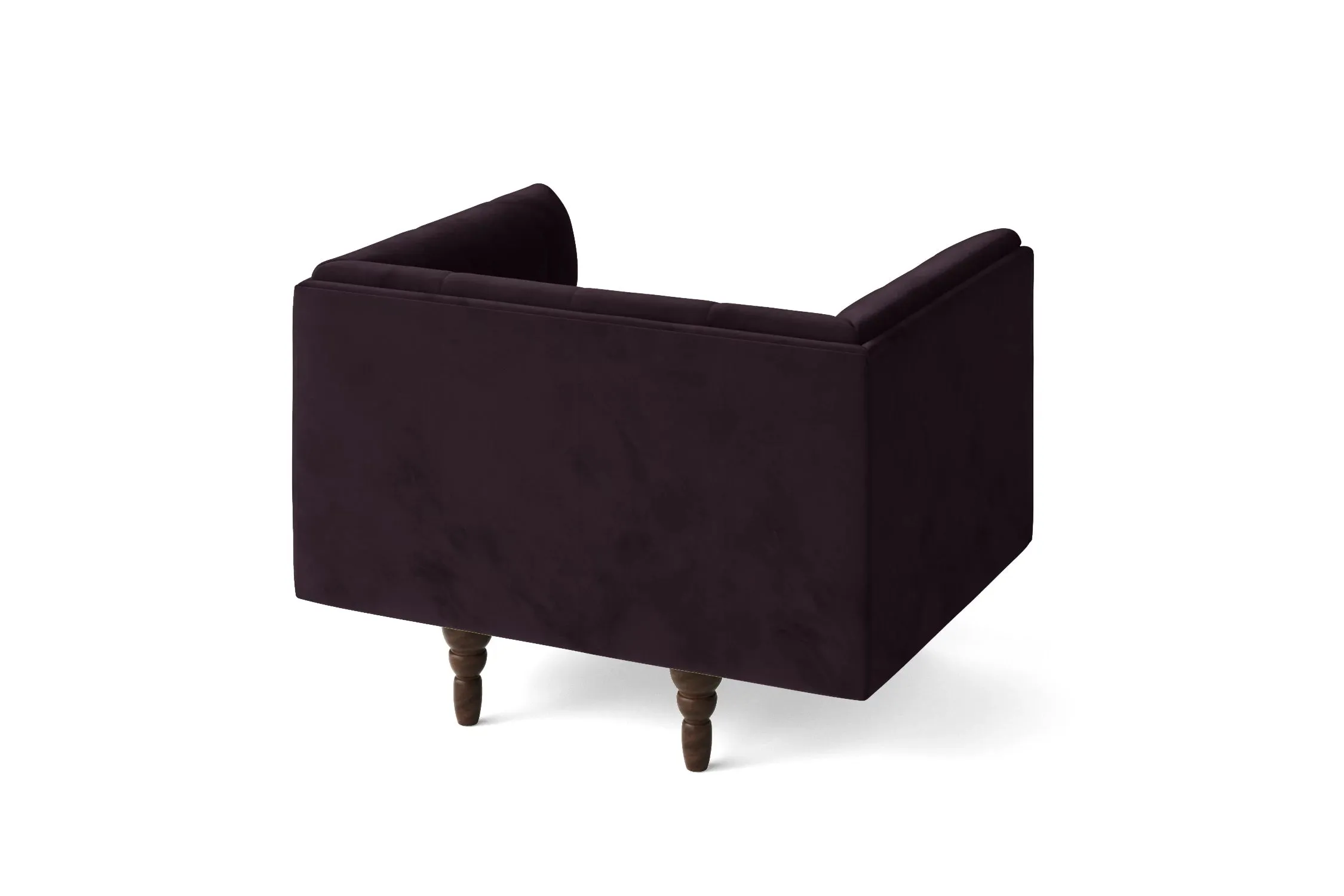 Nahant Armchair Purple Velvet