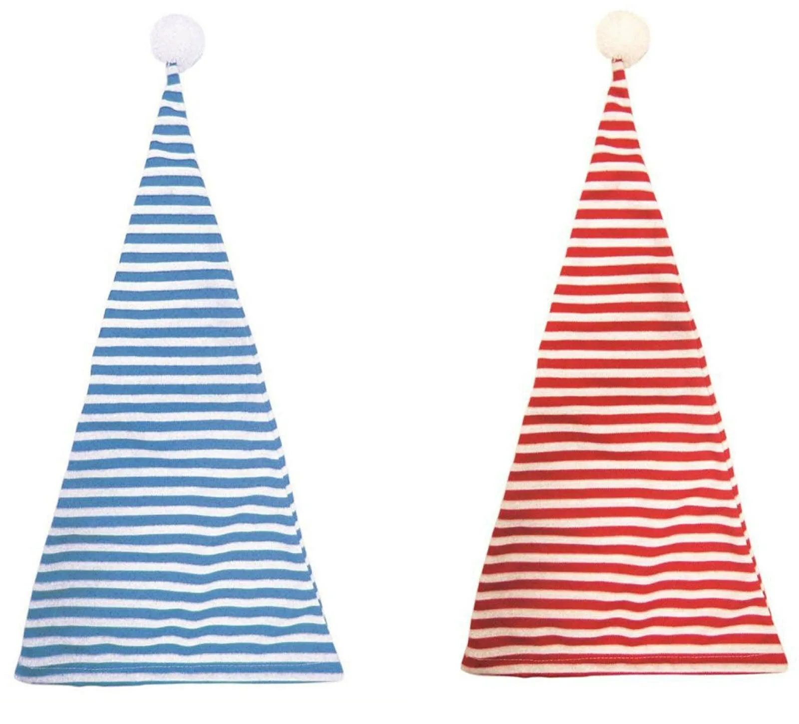Novelty Striped Night Cap Bed Head Old Father Adults Unisex Long Elf Hat