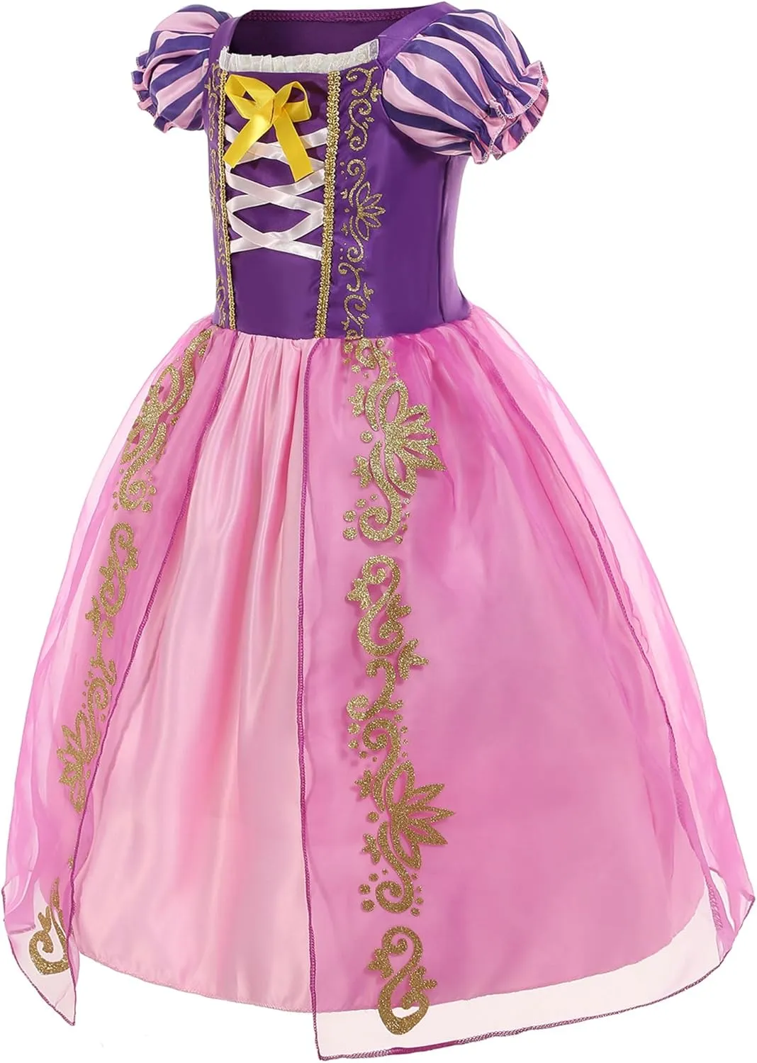 Purple Princess Dresses for Girls Toddler Costume for Girls Kids Dress Up clothes with Accessories Birthday Cosplay Christmas