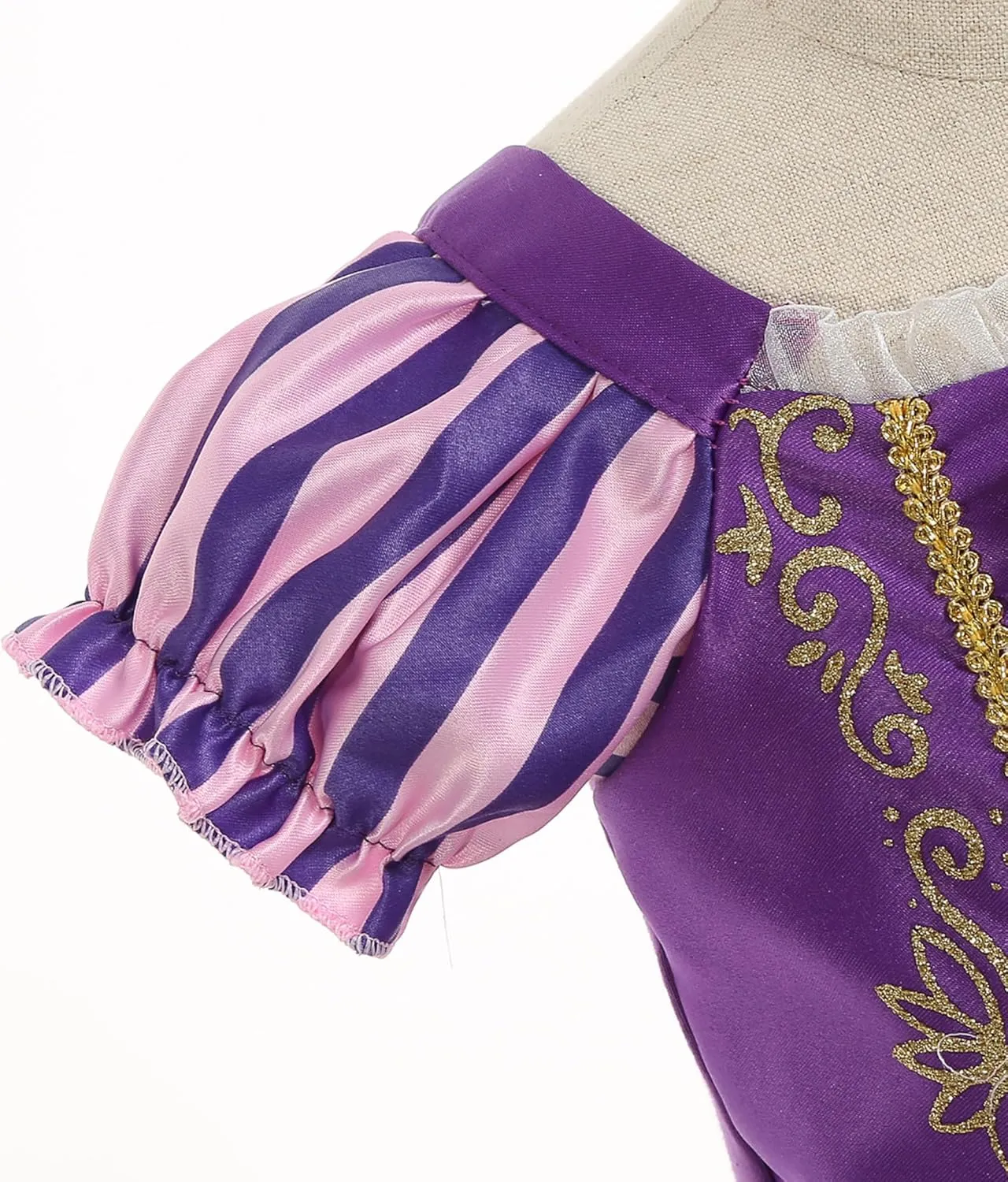 Purple Princess Dresses for Girls Toddler Costume for Girls Kids Dress Up clothes with Accessories Birthday Cosplay Christmas