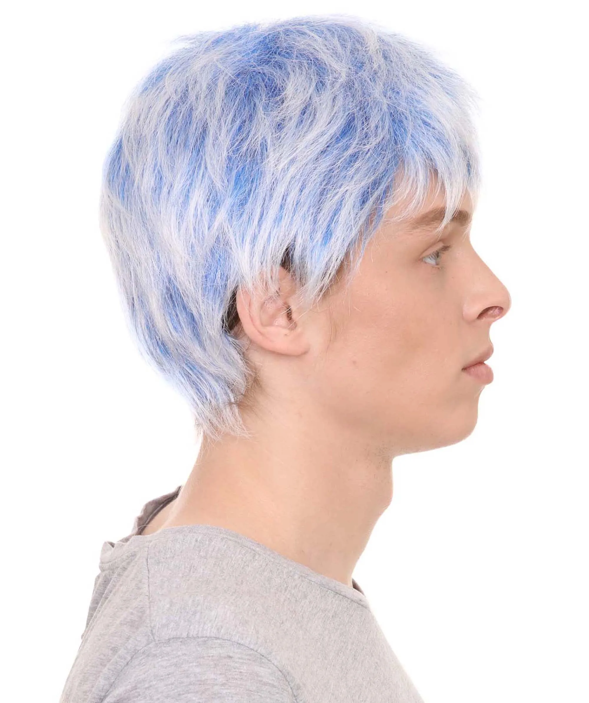 Sad Purple Wig | Purple Halloween Wigs | Premium Breathable Capless Cap