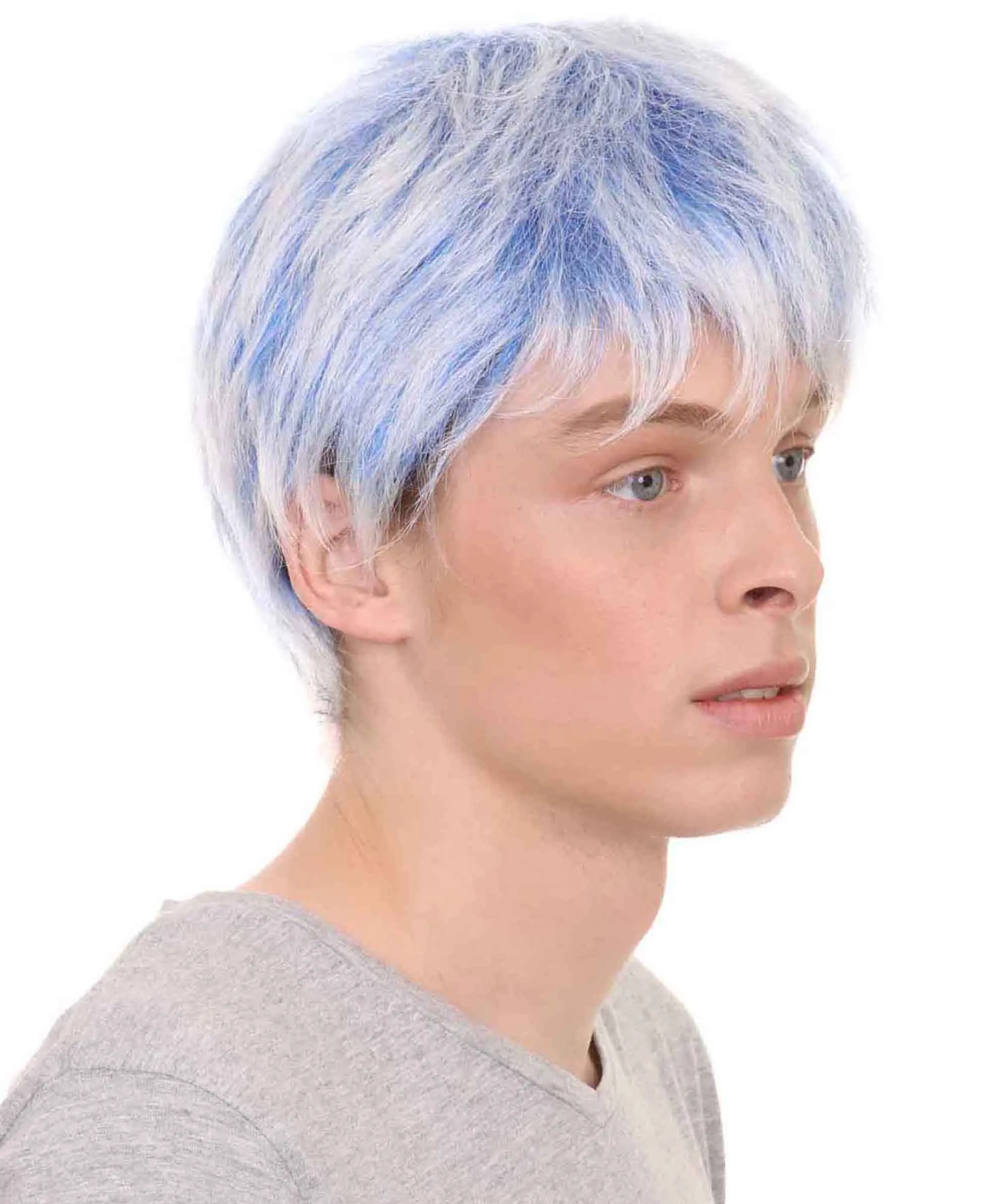 Sad Purple Wig | Purple Halloween Wigs | Premium Breathable Capless Cap