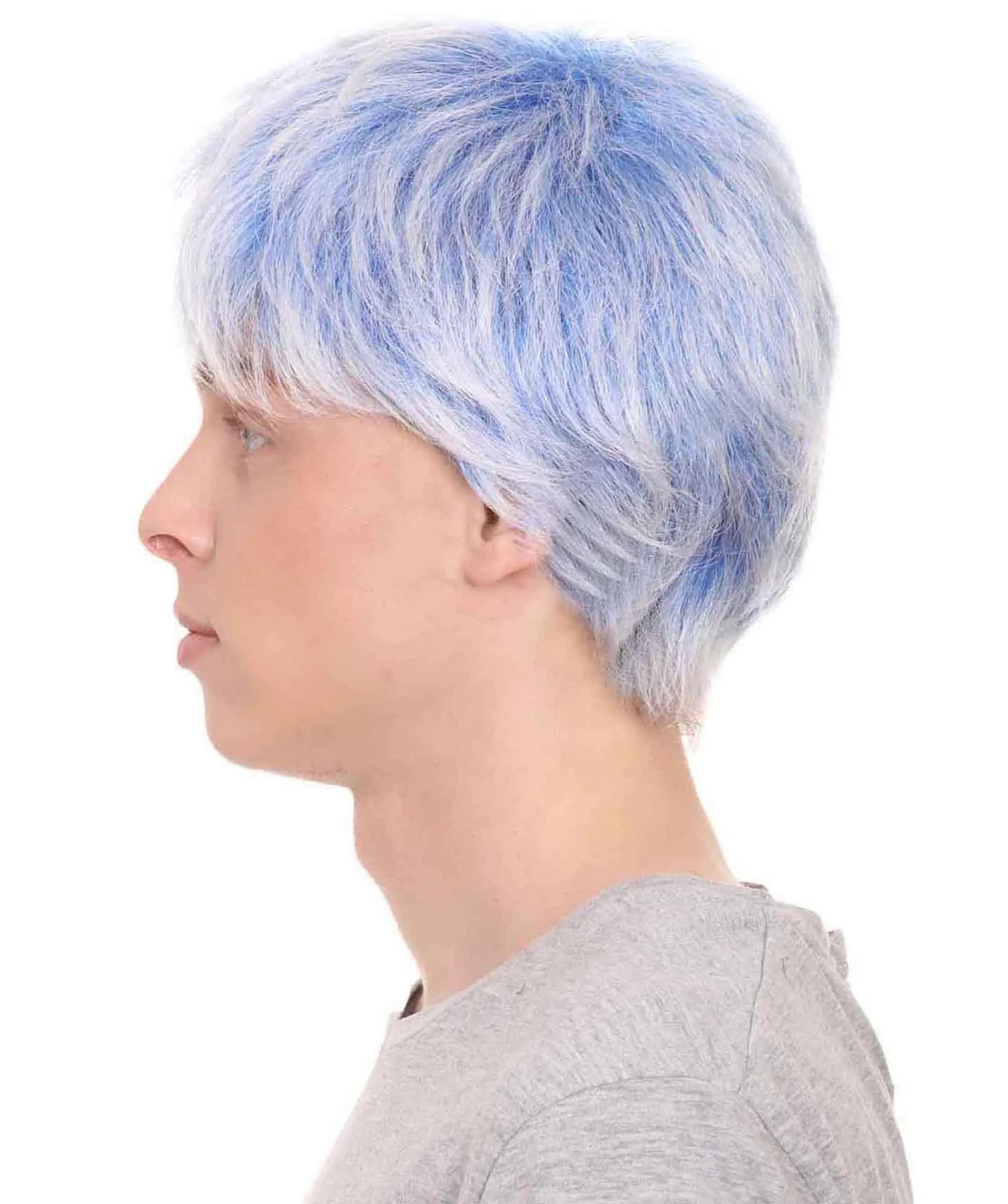 Sad Purple Wig | Purple Halloween Wigs | Premium Breathable Capless Cap