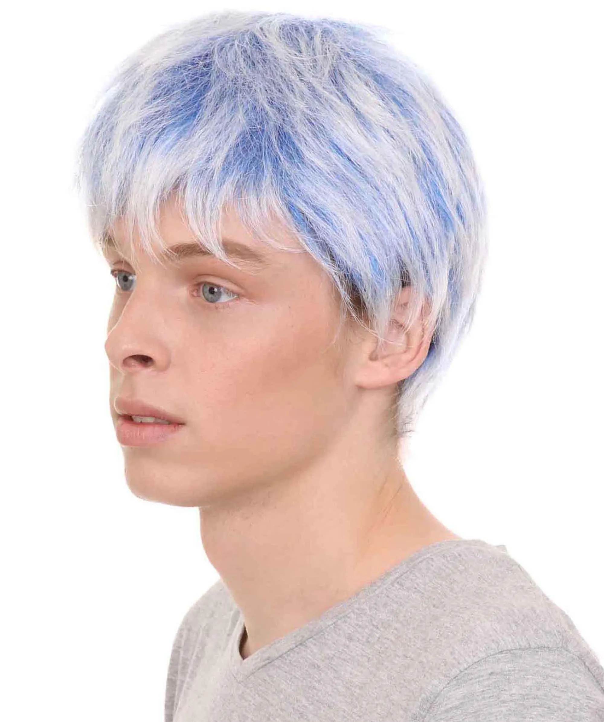Sad Purple Wig | Purple Halloween Wigs | Premium Breathable Capless Cap