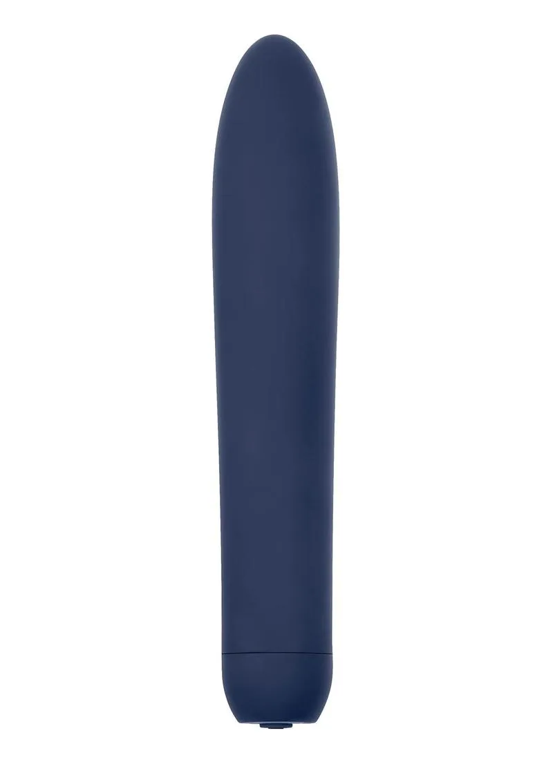 Straight Forward Rechargeable Silicone Vibrator