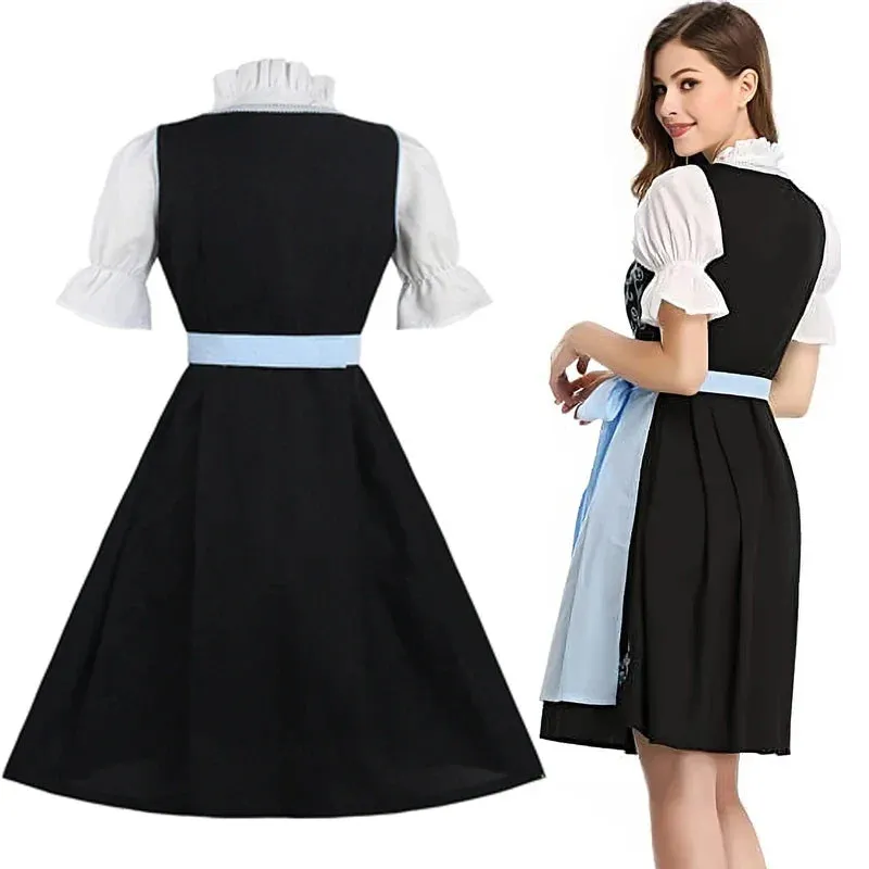 Traditional Bavarian Costume Dress for Oktoberfest
