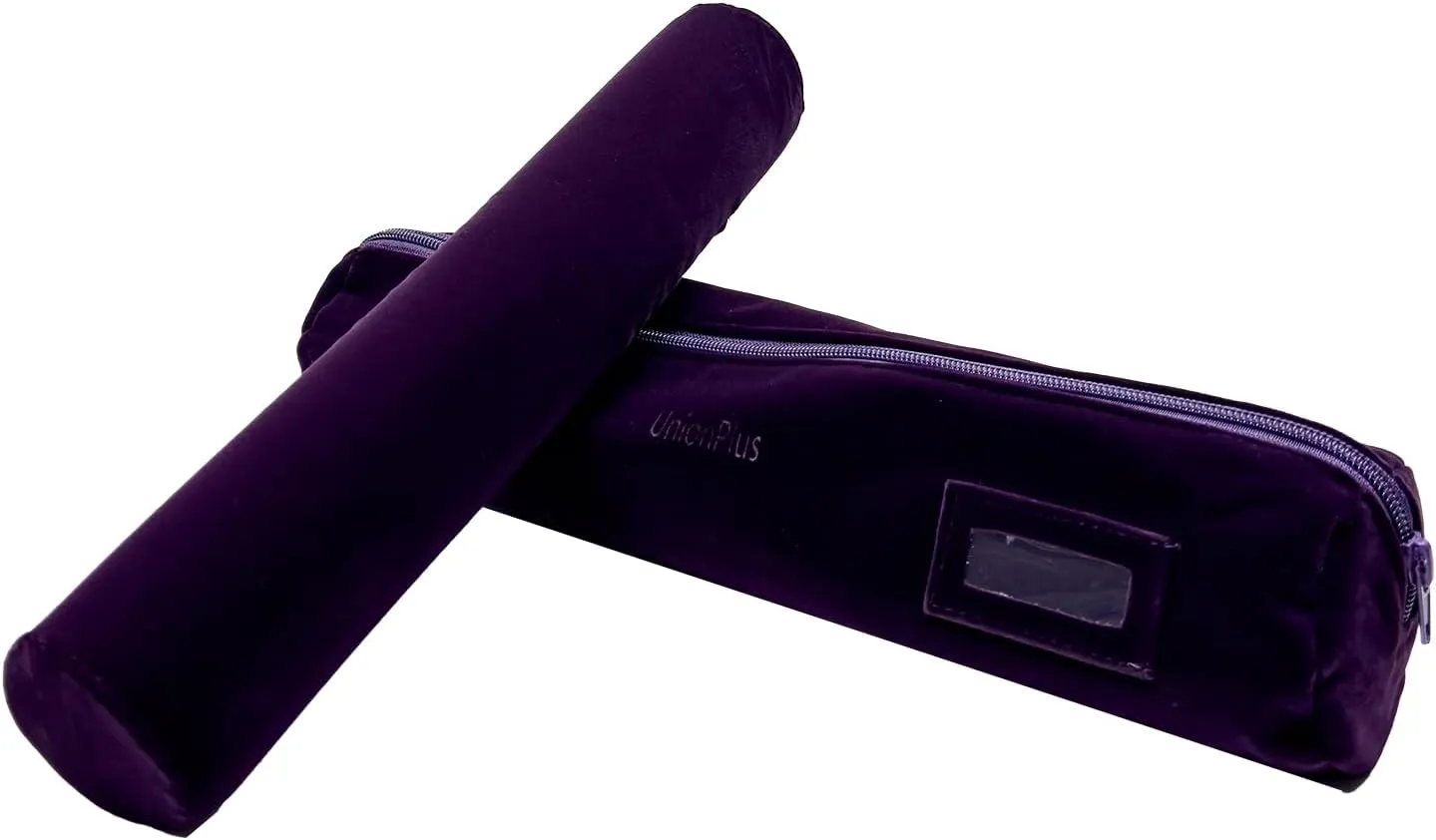 Velvet Jewelry Roll Bag for Brackets Bangles Watches, Great Jewelry Organizer for Travel, Purple