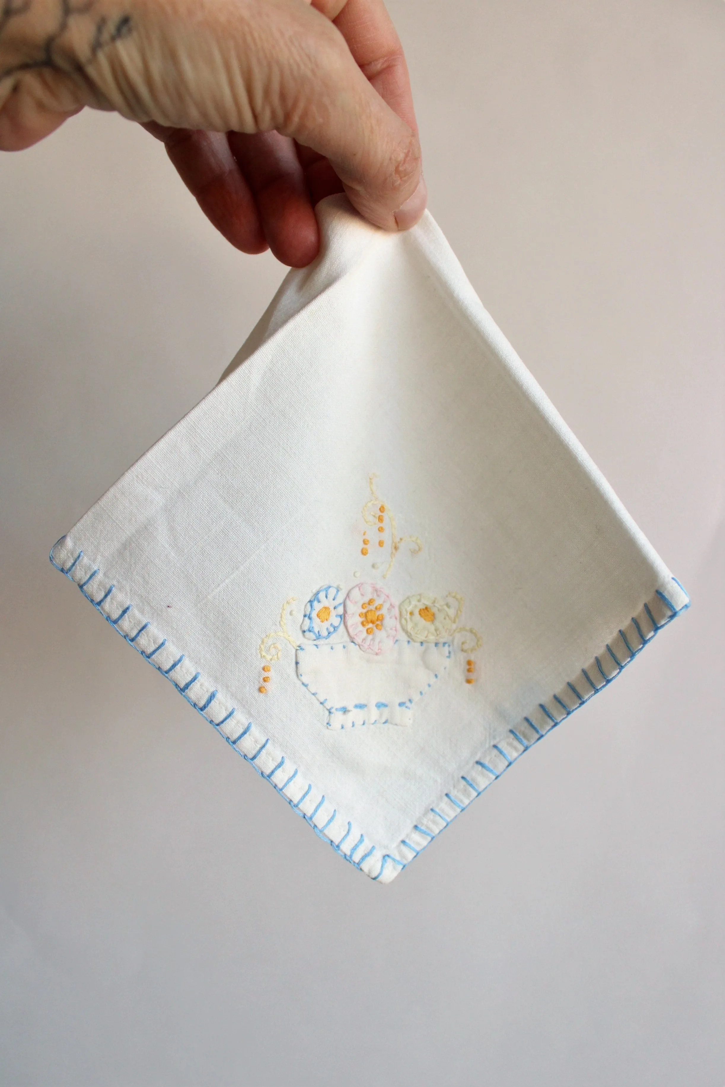 Vintage Set of Four 1950s Napkins