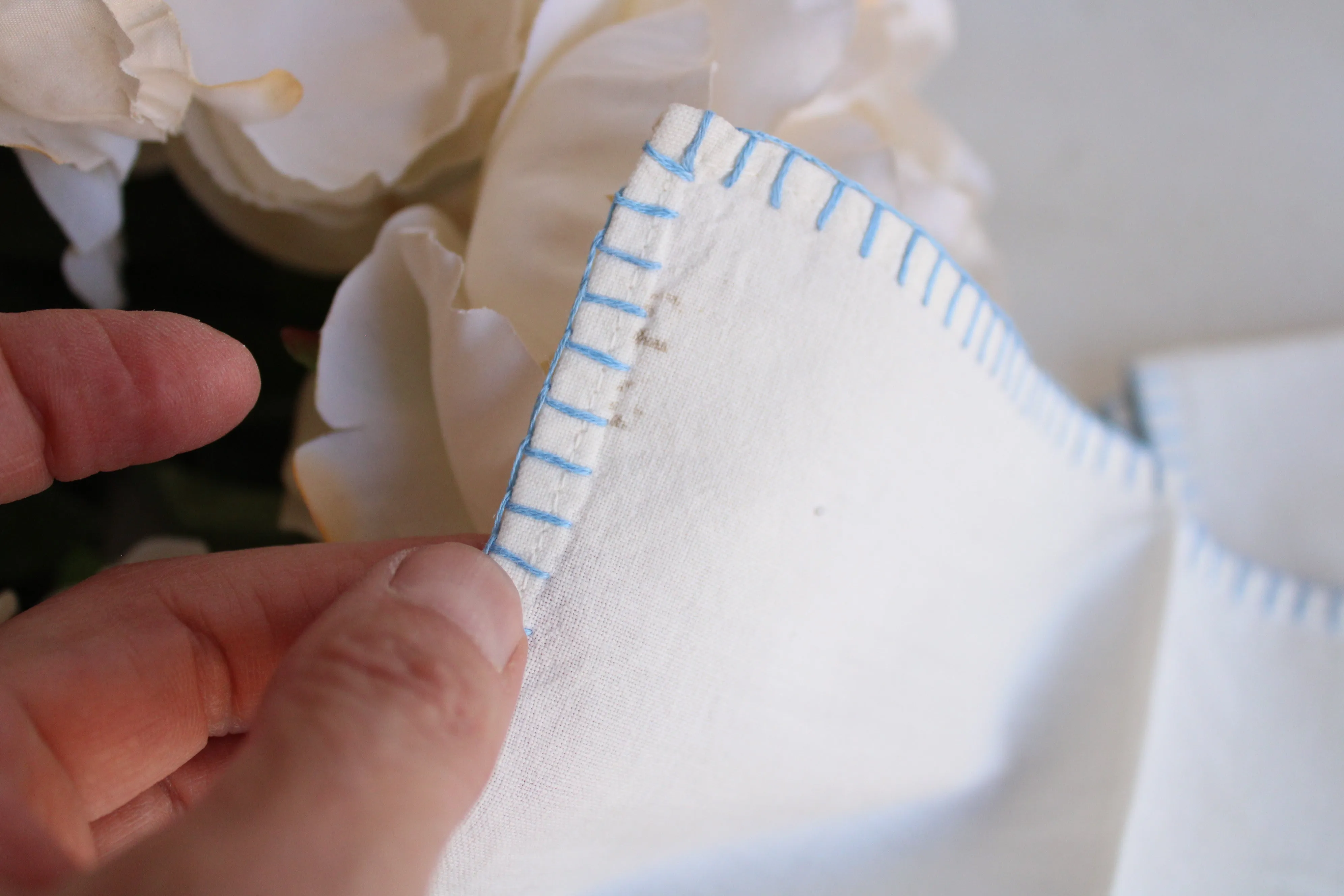 Vintage Set of Four 1950s Napkins