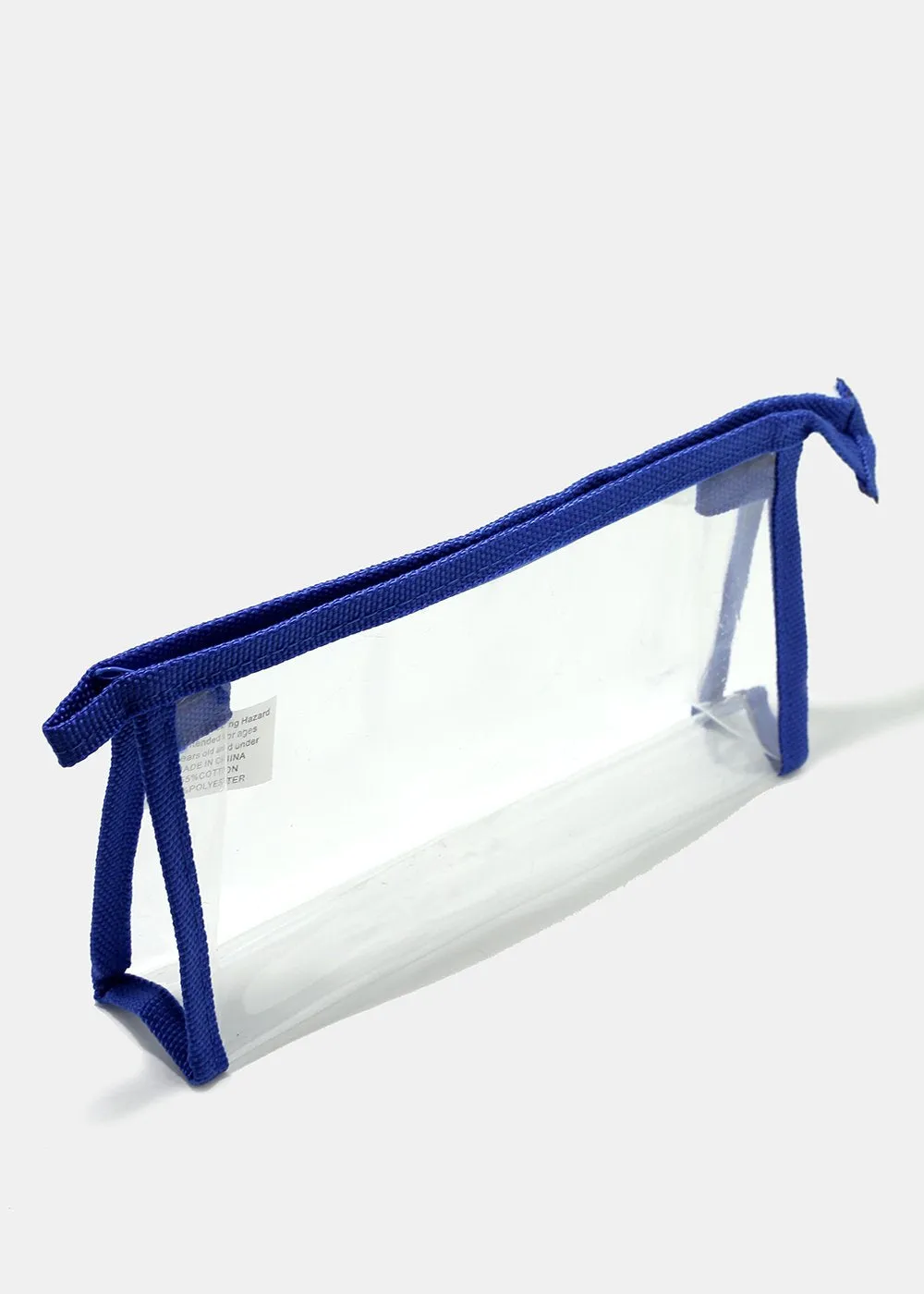 Vinyl Pouch With Colorful Outline