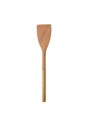 Wood Utensil w/ Brass Handle, two styles