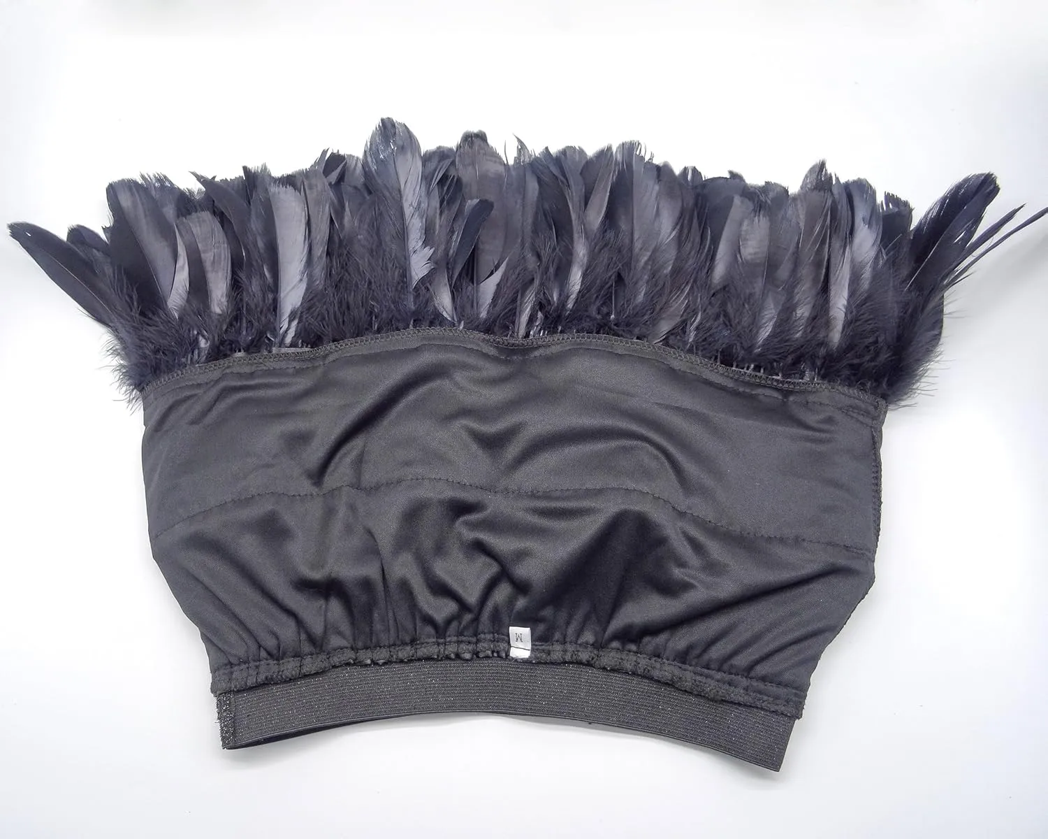 ZAKIA Women's Skirt Real Natural Feather Feather Skirt Casual